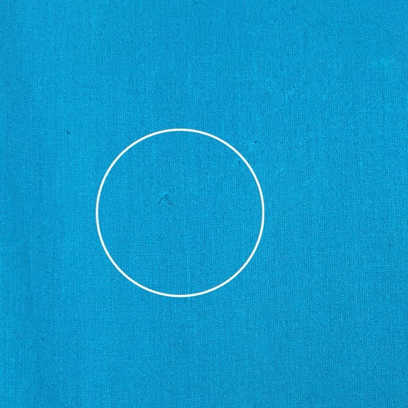 Chicos Tunic Top Embroidered Womens Size 2 Large Sequins Beachy Boho Capri Blue - Picture 11 of 11